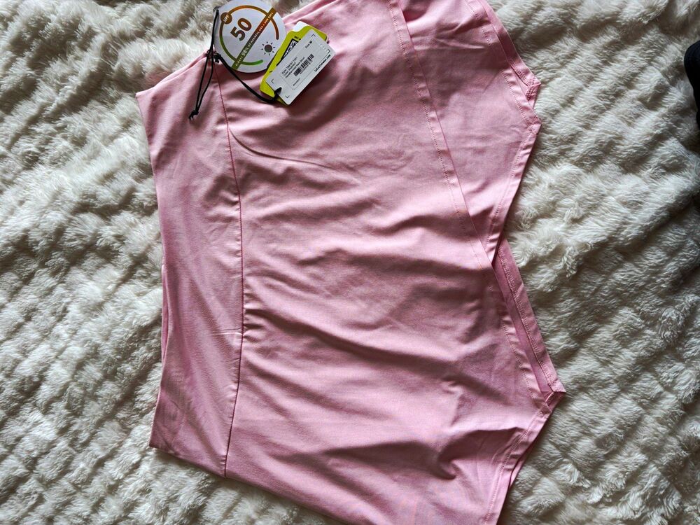 TAIL Women's Pink Athletic Golf Skort UPF 50 Handkerchief Hem Size M